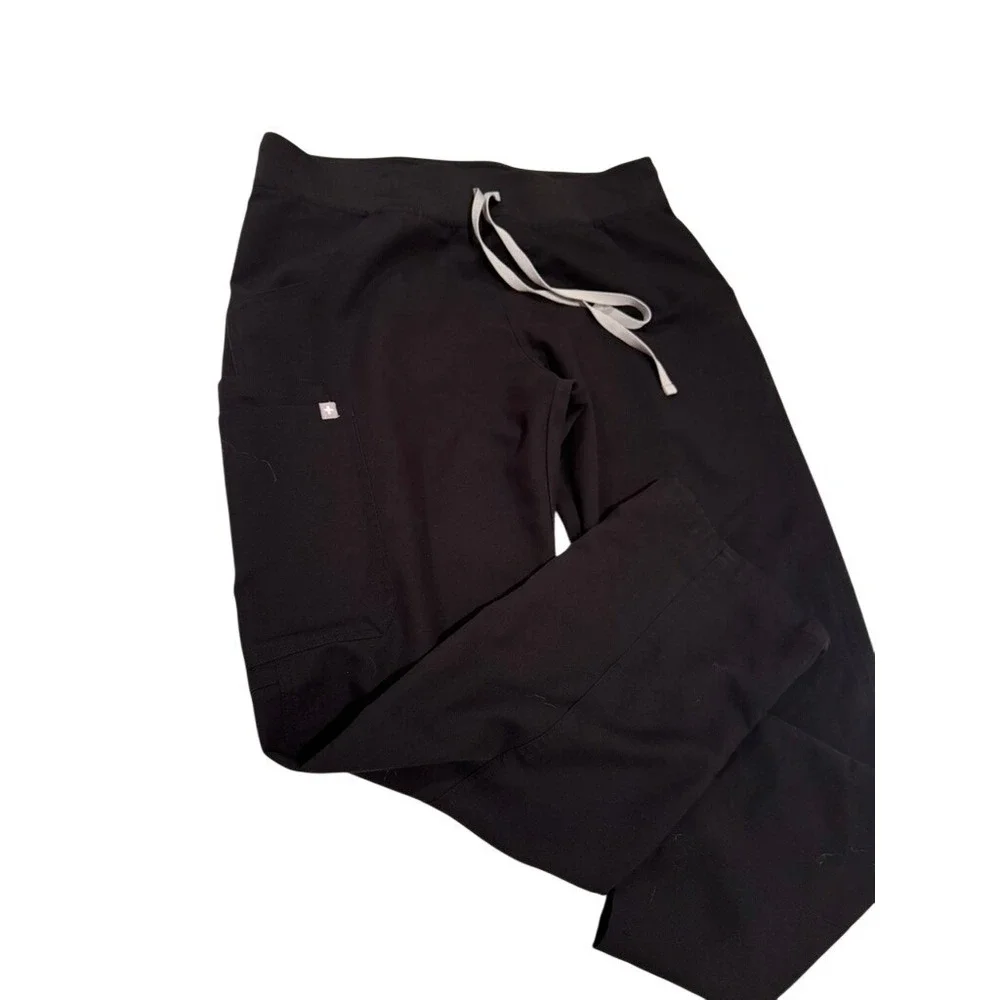 FIGS UNISEX Black Technical Scrub Pants Style M/P Medical Healthcare Scrubs